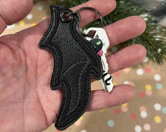 Bat Wings, Key Fob, Keyring, Keychain or Bag Charm