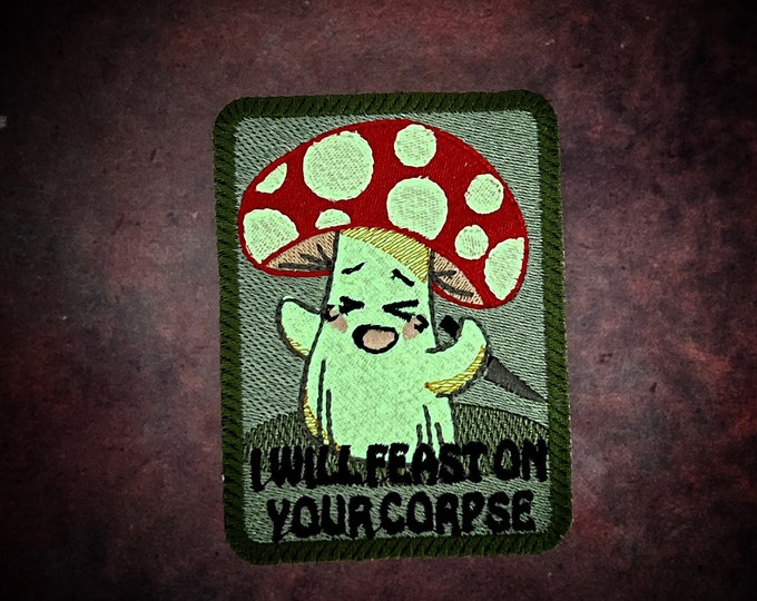 Mycelium Friend Glow In The Dark Sew-On Patch