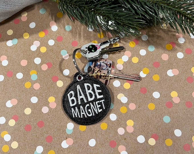 Babe Magnet Key Fob, Keyring, Keychain