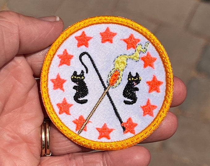 Burner De/Merit Badge CAT HERDER, Iron-On