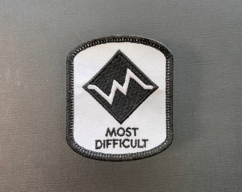 Level of Difficulty Most Difficult Iron-On Patch