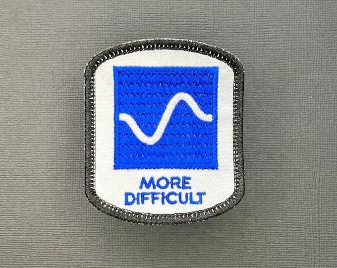 Level of Difficulty More Difficult Iron-On Patch
