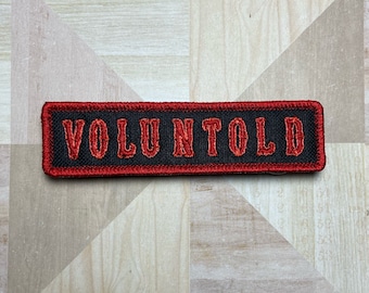VOLUNTOLD Iron-On Patch, Circus