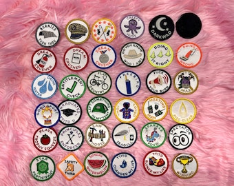 Burner De/Merit Badges Full Set
