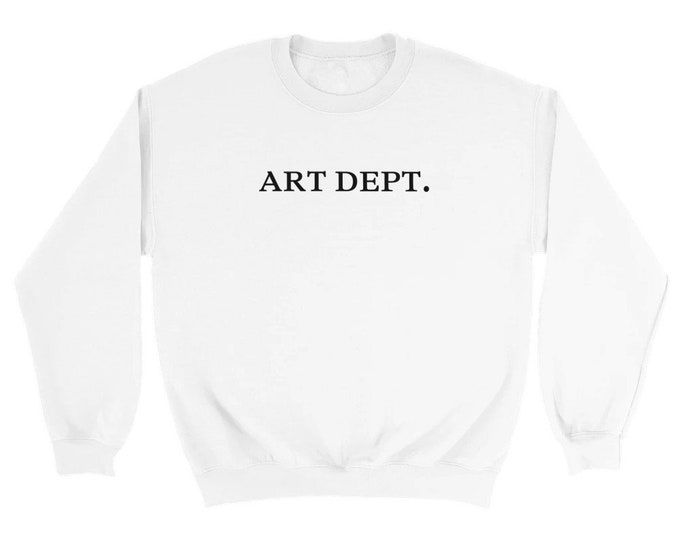 ART DEPT. Crewneck Sweatshirt (black lettering)