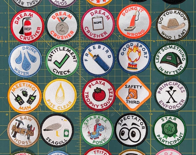 Burner De/Merit Badges Full Set