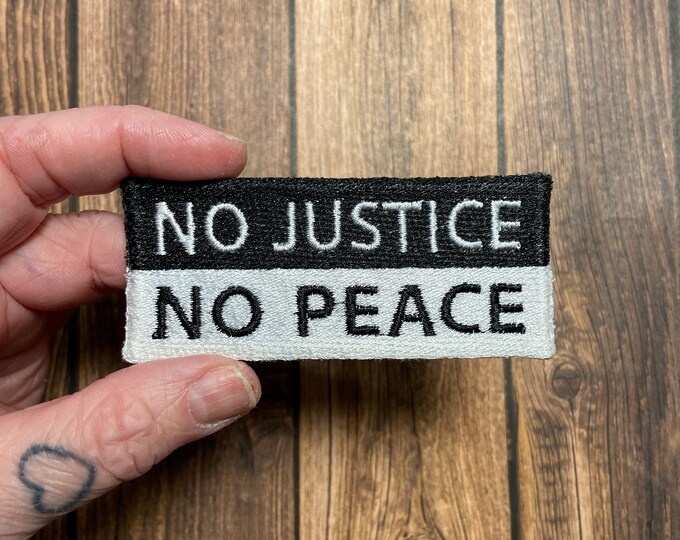 No Justice No Peace Patch