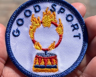 Burner De/Merit Badge GOOD SPORT, Iron-On