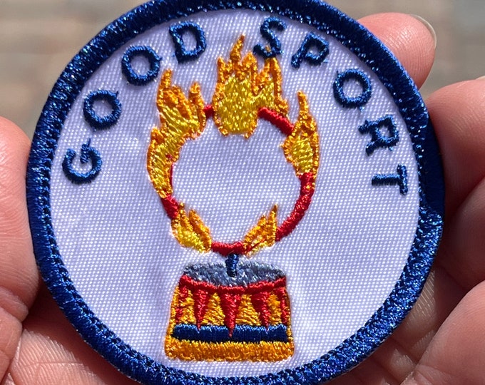 Burner De/Merit Badge GOOD SPORT, Iron-On