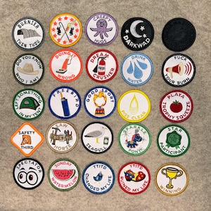 Burner De/Merit Badges Full Set