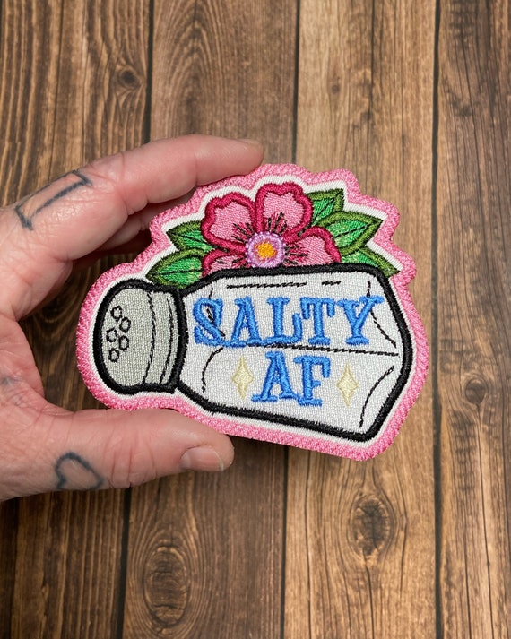 SALTY AF Iron-On Patch
