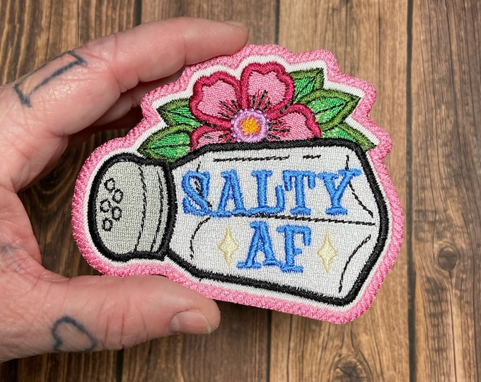 SALTY AF Iron-On Patch