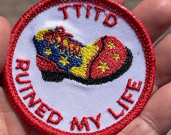 Burner De/Merit Badge That Thing In The Desert Ruined My Life, Iron-On