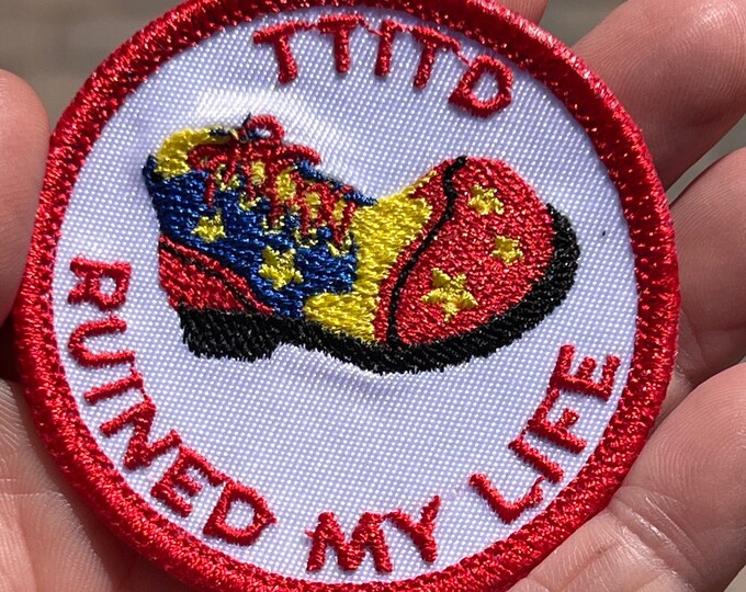 Burner De/Merit Badge That Thing In The Desert Ruined My Life, Iron-On
