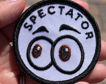 Burner De/Merit Badge SPECTATOR, Iron-On