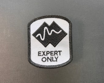 Level of Difficulty Expert Only Iron-On Patch