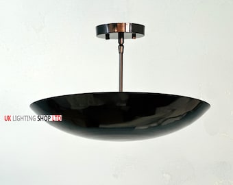 6 Light Elegant Ceiling Flushmount Light - Pendant Mid Century Modern Raw Brass Sputnik Chandelier light Fixture