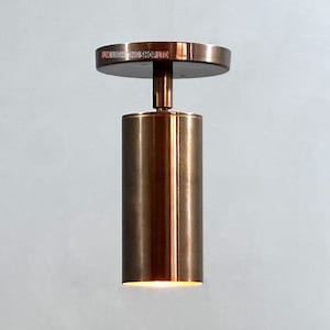 1 light spot Mid Century Antique Patina Ceiling Spot Light | Directional Lighting | Spotlight | Modern Light