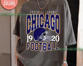 Chicago Football Vintage Style Comfort Colors T-Shirt, Retro Chicago Football T-Shirt, Chicago Football Shirt, Vintage Bears Fan Gift FDR12