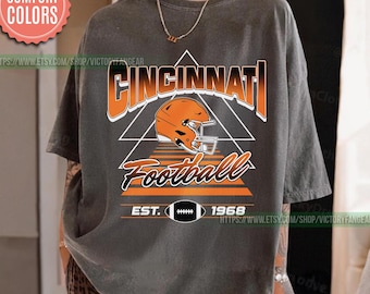 Cincinnati Football Comfort Colors Vintage Style T-Shirt, Cincinnati Football T-Shirt, Bengals Football T-shirt, Cincinnati Fan Gifts FBV21
