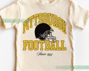 Pittsburgh Football Vintage Toddler T-Shirt,Vintage Unisex Pittsburgh Kids,Gift for Football Fan,Oversized Pittsburgh Toddler FBR3