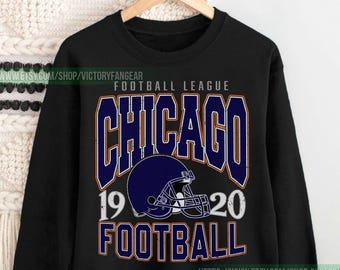 Chicago Football Vintage Sweatshirt T-Shirt, Retro Chicago Bear Football Sweatshirt, Vintage Chicago Bear Fan Gift, Sunday Football FDR12
