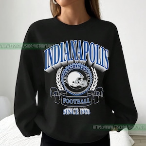 Indianapolis Football Vintage Sweatshirt T-Shirt, Indianapolis Colt Football Shirt, Retro Indianapolis Football Sweater, Colt Fan Gift FTY24