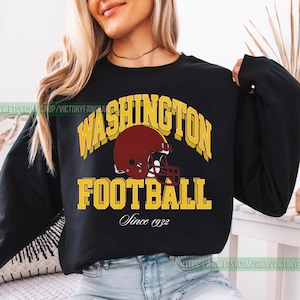 Washington Football Vintage Sweatshirt T-Shirt,Washington Crewneck Commander Sweater,Washington Fan Gift,Washington T-Shirt FBR27