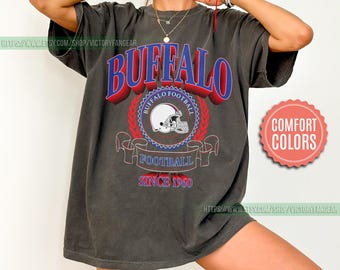 Vintage Style Comfort Colors T-Shirt, Buffalo Bill T-Shirt, Bill T-Shirt, Bills Football, Buffalo New York, Buffalo Fan Gift FTY15