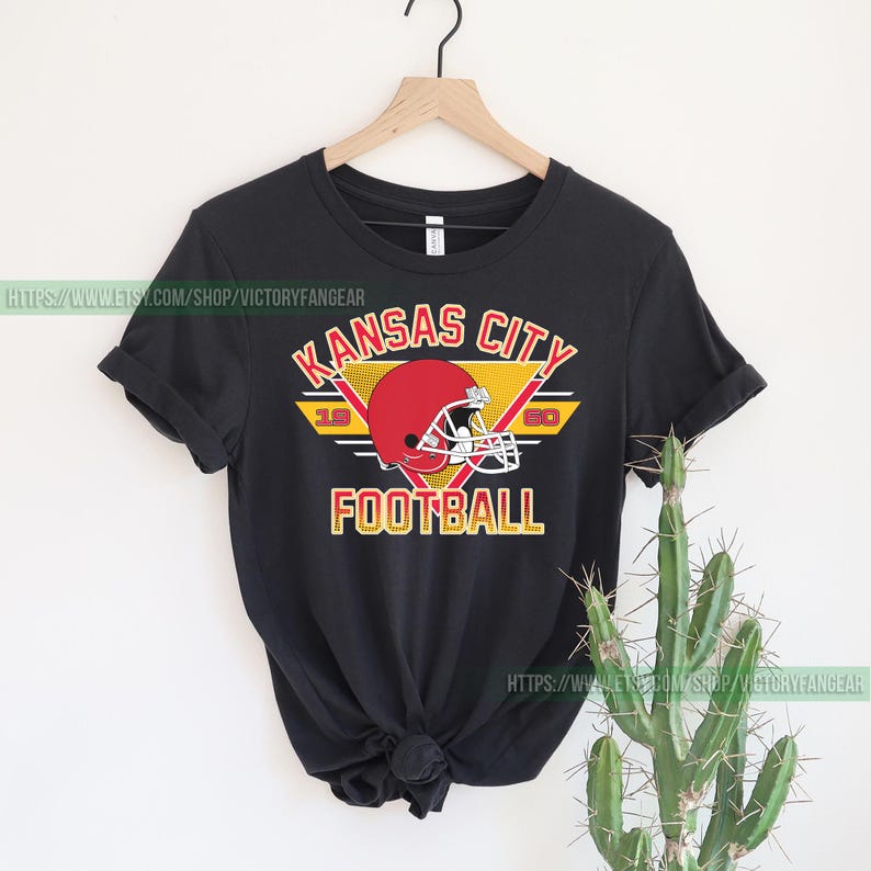 Kansas City Football Vintage Sweatshirt T-Shirt, Kansas City Football Crewneck, Kansas City Football Sweatshirt, Kansas City Fan Gifts FAH8 Bild 7