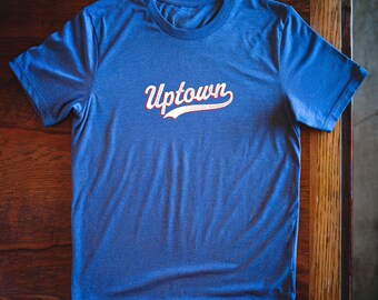 Chicago Uptown Baseball Tee: Vintage Cubs Fan T-Shirt