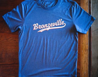 Chicago Bronzeville Baseball Tee: Vintage Cubs Fan T-Shirt