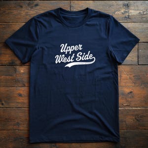 T-shirt de baseball Upper West Side, chemise inspirée des Yankees de New York, manches courtes en jersey unisexe, collection New York Neighborhood