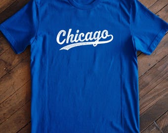 Chicago Vintage Style T-Shirt | Retro Baseball Tee | Unisex Shirt