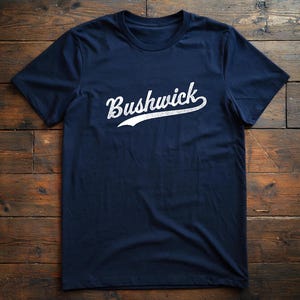 T-shirt de baseball Bushwick, chemise inspirée des New York Yankees, manches courtes en jersey unisexe, collection New York Neighborhood