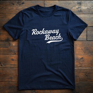 T-shirt de baseball Rockaway Beach, chemise inspirée des Yankees de New York, manches courtes en jersey unisexe, collection New York Neighborhood