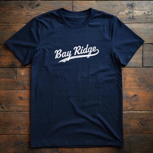 T-shirt de baseball Bay Ridge, chemise inspirée des Yankees de New York, manches courtes en jersey unisexe, collection quartier de New York
