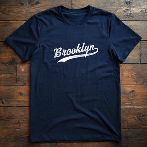 T-shirt de baseball Brooklyn, chemise inspirée des Yankees de New York, manches courtes en jersey unisexe, collection quartier de New York