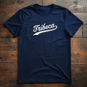 T-shirt de baseball Tribeca, chemise inspirée des Yankees de New York, manches courtes en jersey unisexe, collection New York Neighborhood