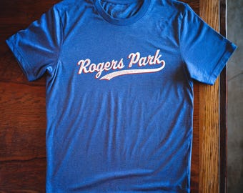 Rogers Park Chicago Baseball Tee: Vintage Cubs Fan T-Shirt