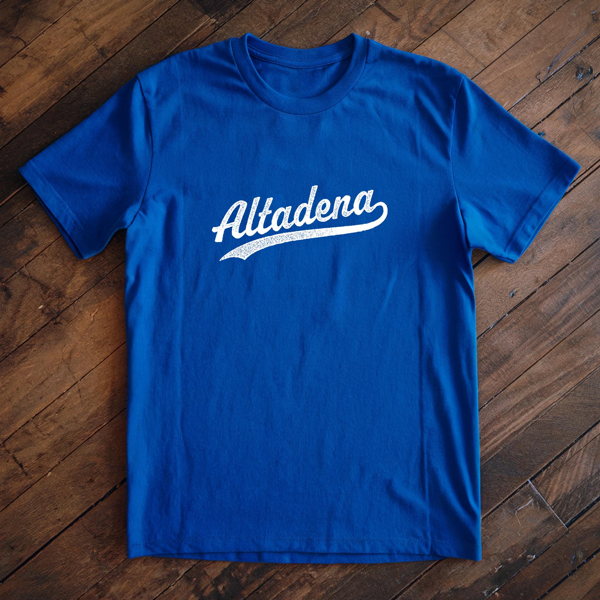 Altadena Baseball T-Shirt: LA Neighborhood Vintage Style Tee