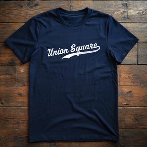 T-shirt de baseball Union Square, chemise inspirée des Yankees de New York, manches courtes en jersey unisexe, collection New York Neighborhood