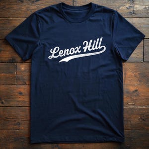 T-shirt de baseball Lenox Hill, chemise inspirée des New York Yankees, manches courtes en jersey unisexe, collection New York Neighborhood