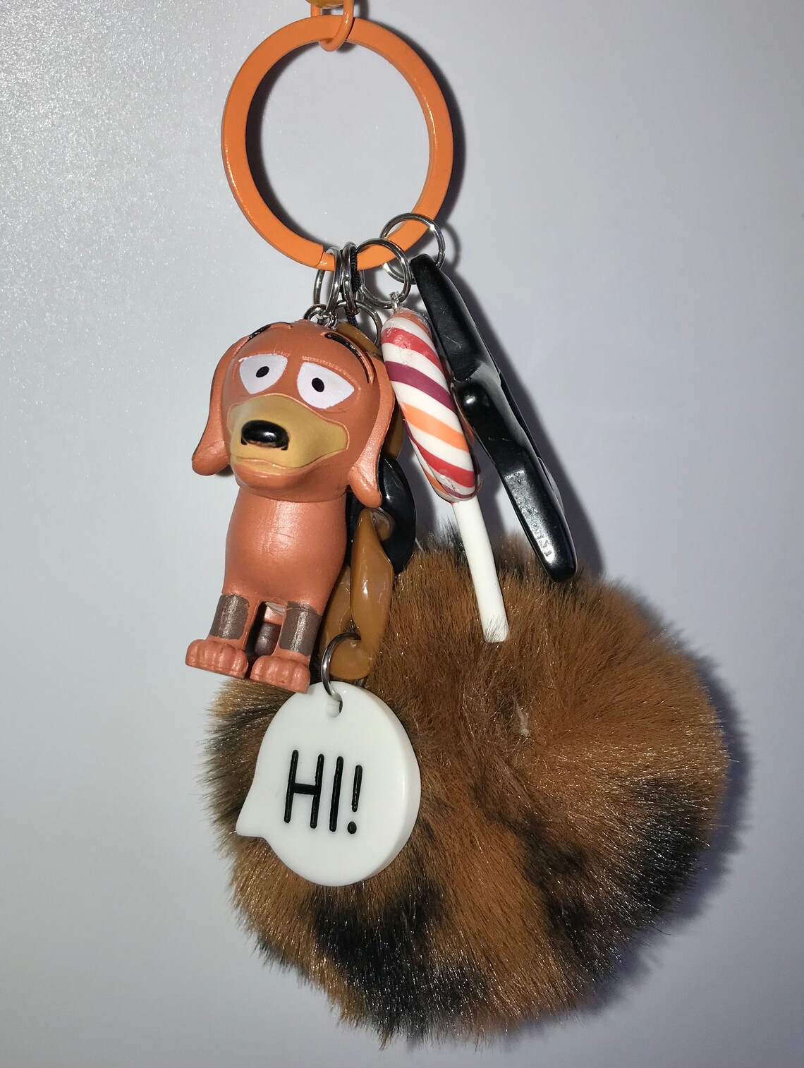 SLINK the SLINKY DOG Figure Fun Keychain Charms Etsy