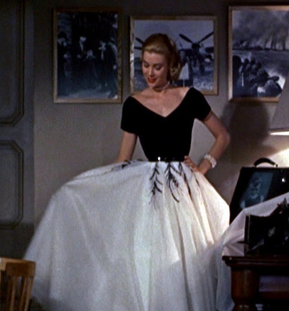 1950s Grace Kelly Dress From Rear Gorgeous Grace Kelly Dresses, Stylist ...