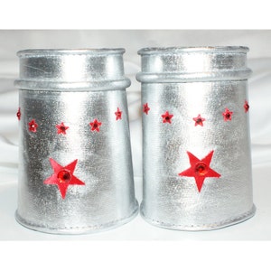 Wonder Woman Silver Cuffs replica as worn by Lynda Carter first season... Made to order image 2