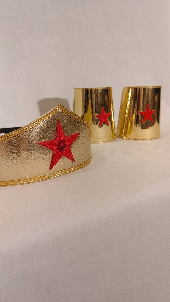 2019 World Cup Shooting Stars Wonder Woman Headband Wonder Woman Tiara – Armory Rasa main image 3