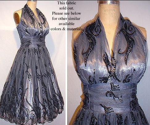 Authentic Vintage Stylegorgeous 40s 50s Style HALTER