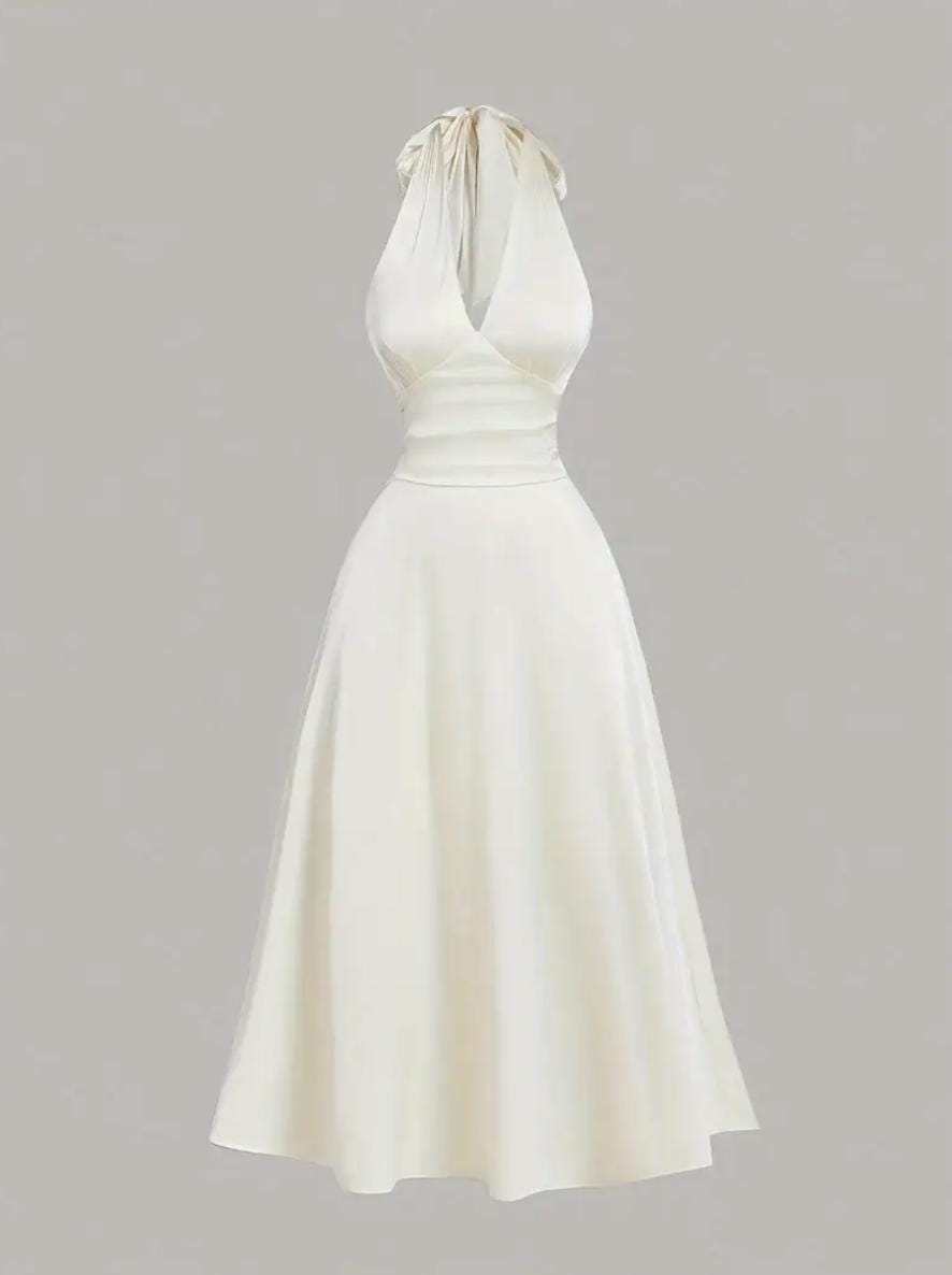 slim fit dress slacks Buy Marilyn Monroe Moment Halter Neck Dress by Amrta by Guneet Kondal main image 1