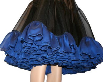 Soft Chiffon Petticoat: Custom Waist, Elegant Dress Ruffle